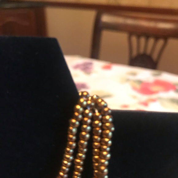 VINTAGE ABALONE NECKLACE FOUR GORGEOUS STRANDS - Picture 4 of 11